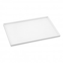 White Lacquer Tray (Rectangle)