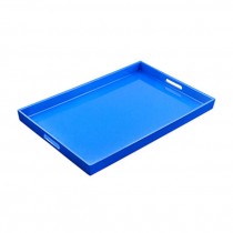 Blue Lacquer Tray(Rectangle