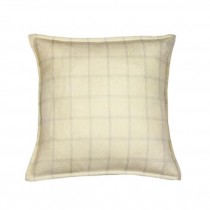 Pillow Cream W/Grey WindowPane