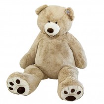 Giant Beige Stuffed Teddy Bear (96")