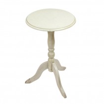 Distressed White Side Table