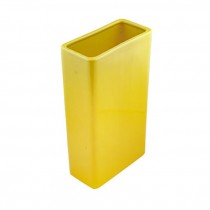 Yellow/Gold Rectangular Vase