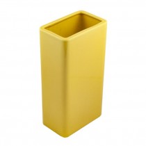 Yellow/Gold Rectangular Vase
