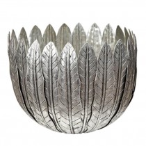 Silver Feather Bowl