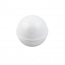 White Ceramic Round Container