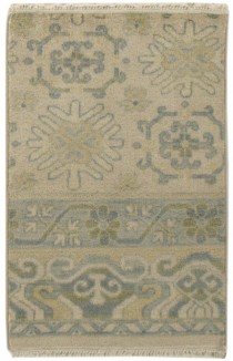 Tribal Rug-Cream/Blue/Yellow