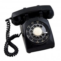 VINTAGE PHONE-Black Office Rotary