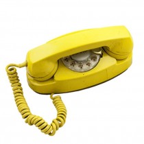 Yellow 70's Rotary Phone
