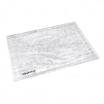 Clear Lucite Wave Tray