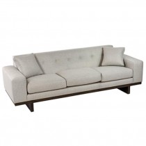 Beige Tweed Sofa