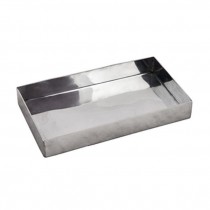 Square Chrome Tray W/Sides