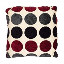 PILLOW-Square-Cream/Polka Dots