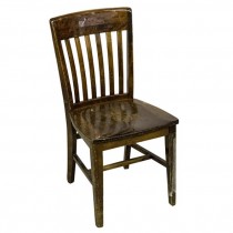 SIDE CHAIR-(8)Slat Back Courtroom Chair