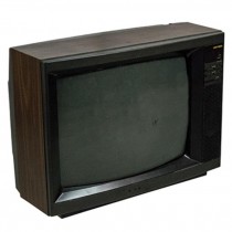 TELEVISION-Linytron-Faux Wood Grain W/Black Accents