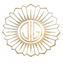 CREST- The Great Gatsby Gold Ceiling Crest