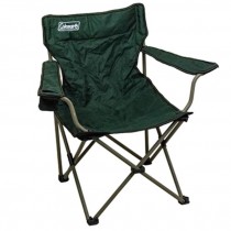 FOLDING CHAIR-Colman-Green Nylon W/Metal Frame