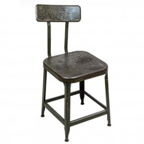 CHAIR-Vintage Metal Industrial Chair