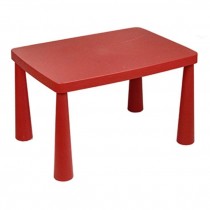 TABLE-Kids Red Plastic Table