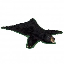 RUG-Black Bear Skin Rug