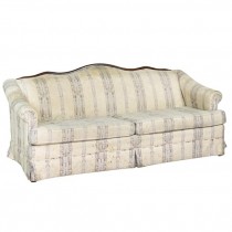 SOFA- (2) Seater/Rolled Arm/Tight Back/Beige