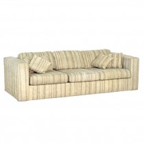 SOFA-Square Arm/ 3 Seat/ Textured Stripe