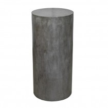 PEDESTAL-Circular Faux Beige Cement