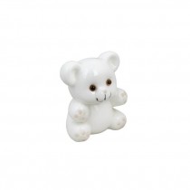 BANK-White Teddy Bear