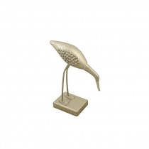 Figurine-Brushed Gold W/Textured Wing/Downward Arching Neck