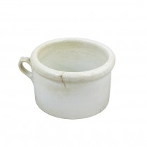 PLANTER-Giant Beige Stoneware Coffee Cup