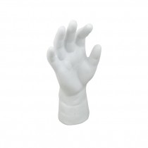 SCULPTURE-White Ceramic Human Hand