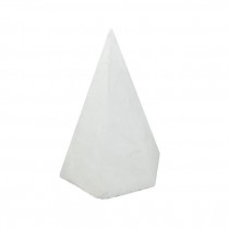 SCULPTURE-White Plaster Cone W/Pointed Top