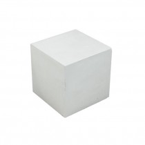 SCULPTURE-White Plaster Cube