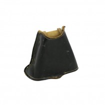 STIRRUP-Horse-Blk Hooded Wood Leather (Single)