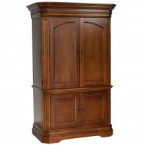 ENTERTAINMENT CENTER-Traditional Style Detail Molded Top