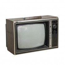 TELEVISION-Vintage Distressed Hitachi