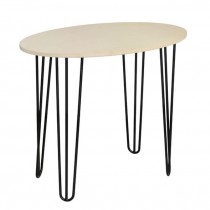 TABLE-Small Console Table W/Hairpin Leg
