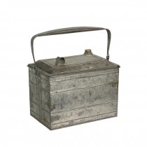 COOLER-Vintage-Metal-W/Lid