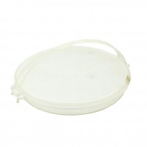 PIE DISH-Vintage White Portable Tupperware