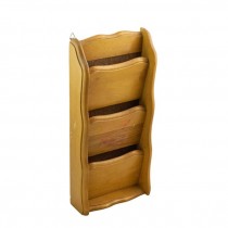 LETTER HOLDER-Maple Wall Letter Holder (3) Slots