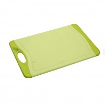 CUTTING BOARD-Green Plastic W/Side Handles