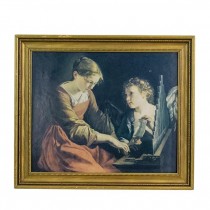 PRINT-CANVAS-Saint Cecilia W/An Angel