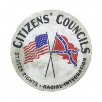 SIGN-Citizens' Councils-American&Confederate Flags