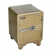 SAFE-Vintage Sentry Gold Office Safe W/Combonation Lock