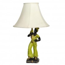 TABLE LAMP- Vintage Female/Blackamoor