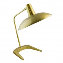 DESK LAMP-Vintage MCM Brass Desk Lamp