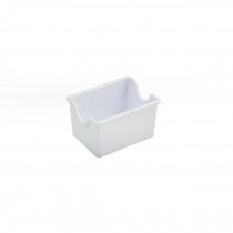 SUGAR PACKET HOLDER-White Plastic-Diner Style