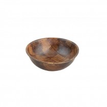 BOWL-Plastic-Brown-6"D