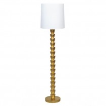 FLOOR LAMP-Stacked Design/Gold Leaf