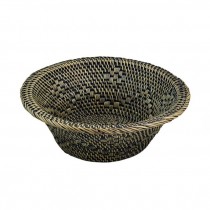 BASKET-Brown & Black Wicker