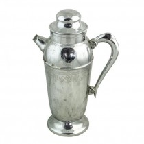 COFFEE POT-Etched Silver Plate